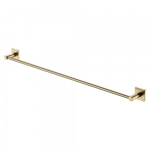 Sansa Single Towel Rail, 900mm, Urban Brass