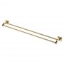 Sansa Double Towel Rail, 900mm, Urban Brass