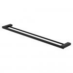 Tono Double Towel Rail, 810 mm, Matte Black