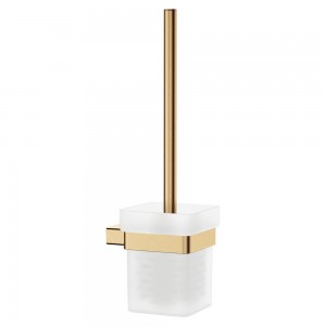 Tono Toilet Brush & Holder, Urban Brass