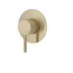 Axle Wall Mixer, Urban Brass, 100mm Round Plate