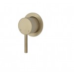 Axle Wall Mixer, Urban Brass, 65mm Round Plate