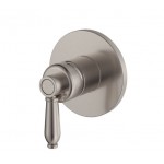 Eleanor Wall Mixer Brushed Nickel With Brushed Nickel Handle