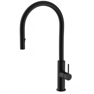 Kaya Pull Out Sink Mixer, Matte Black