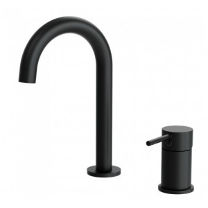 Kaya Hob Mounted Mixer Set, Matte Black