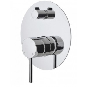 Otus Chrome Wall Mixer With Diverter