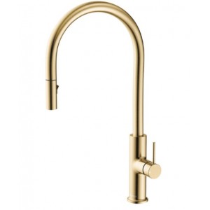 Kaya Pull Out Sink Mixer, Urban Brass