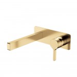 Sansa Wall Bath Mixer Set, Urban Brass