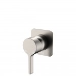 Sansa Wall Mixer, Square Plate, Brushed Nickel