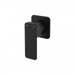 Tono Wall Mixer, Square Plate, Matte Black