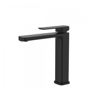 Tono Medium Basin Mixer, Matte Black