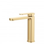 Tono Medium Basin Mixer, Urban Brass