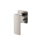 Tono Wall Mixer, Square Plate, Brushed Nickel