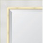 Brushed Gold Framed Rectangle Mirror 900*750