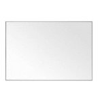 Brushed Nickel Framed Rectangle Mirror 1200*750