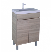 Evie White Oak PVC Ensuite Free Standing Vanity