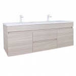 Evie White Oak Wall Hung Vanity 1200 Cabinet Only