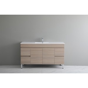 Stella Oak Free Standing Vanity 1500 Cabinet Only