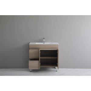 Stella Oak Free Standing Vanity 900 Cabinet Only