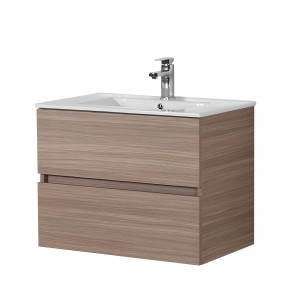 Stella Oak Wall Hung Vanity 750 Cabinet Only