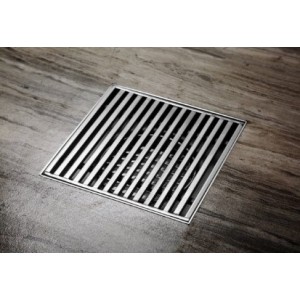 316 stainless steel Mila linear Floor Waste 80mm Outlet