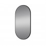 Black Framed Oval Mirror 600*900