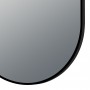 Black Framed Oval Mirror 450*900