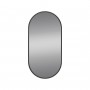 Black Framed Oval Mirror 600*900