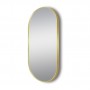 Brushed Gold Framed Oval Mirror 450*900