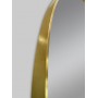 Brushed Gold Framed Oval Mirror 450*900