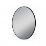 Black Framed Round Mirror 600*600