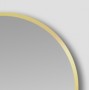 Brushed Gold Framed Round Mirror 600*600